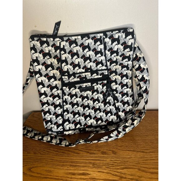 Vera Bradley Signature Print Scottie Dogs Hipster Crossbody Bag - Picture 1 of 3